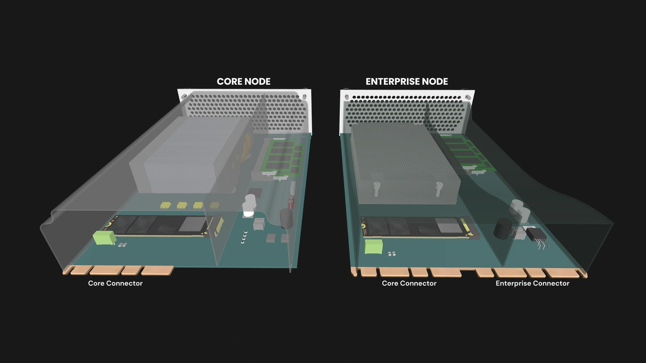 OpenSFF Core Compute Node and an Enterprise Compute Node