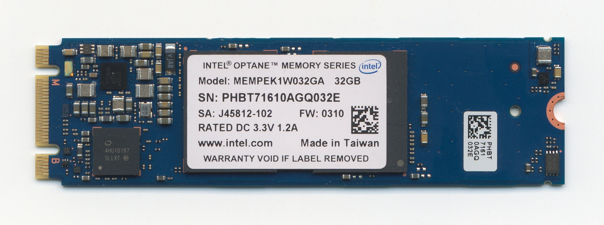 Intel SSD with M.2 connector