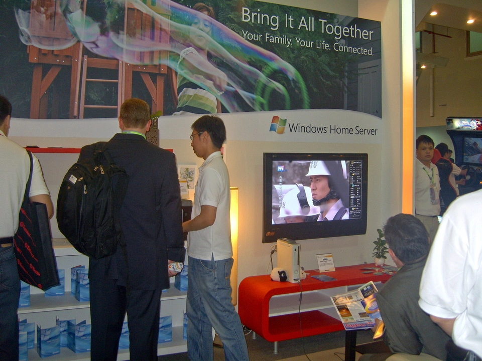 Windows Home Server booth at Computex 2008