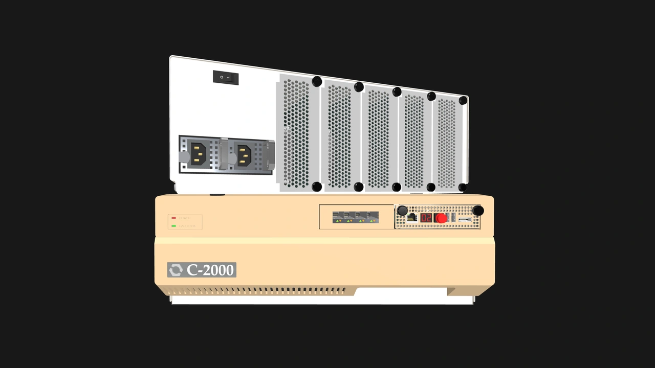 An OpenSFF retro home server.