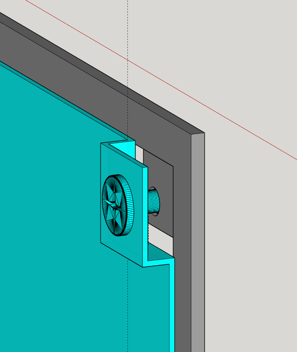 OpenSFF embossed rear I/O shield corner