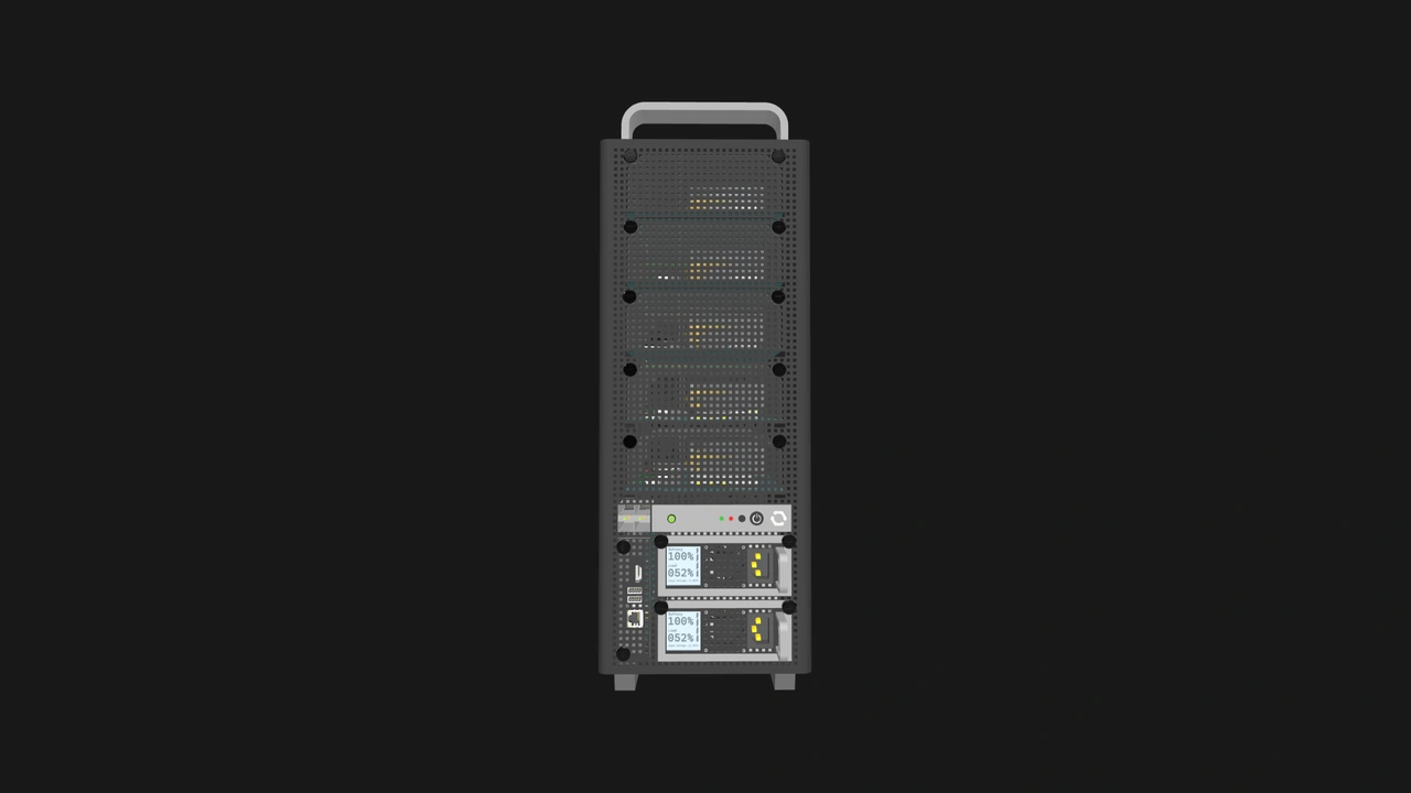 OpenSFF five-slot tower Enclosure concept