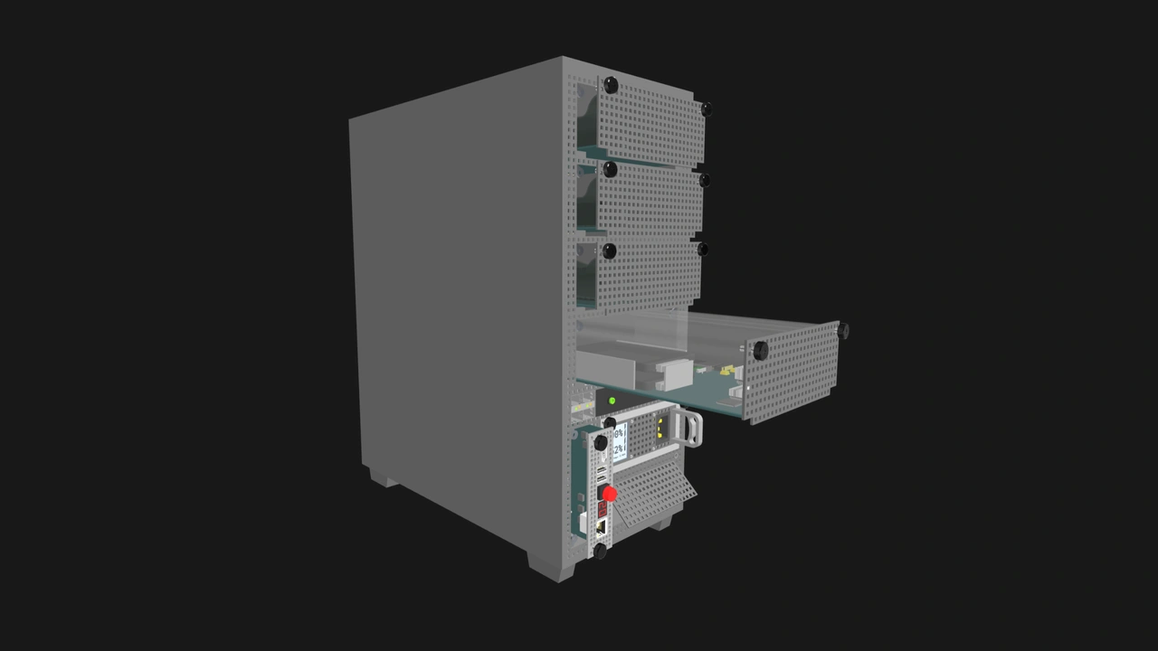 A multi-node tower OpenSFF Enclosure